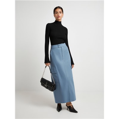Юбка жен. Veneto_skirt серо-голубой