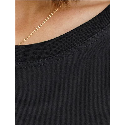 Базовая футболка полуприлегающая из премиального хлопка с эластаном