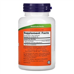 Now Foods, кордицепс, 750 мг, 90 вегетарианских капсул