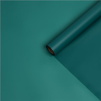 Пленка матовая для цветов и букетов, мятно - бирюзовая, 0.58×10 м