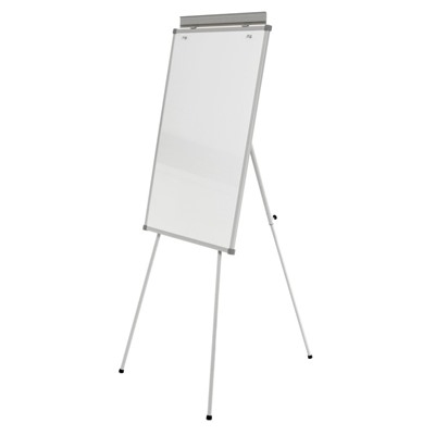 Флипчарт магнитно-маркерный Calligrata PREMIUM, 70×100 см, в УСИЛЕННОМ алюминиевом профиле, на треноге