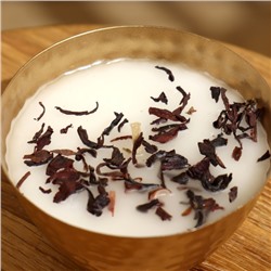 Ароматическая свеча в чаше, 200 г, парафин, hibiscus