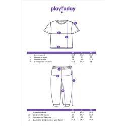 Комплект (Футболка+Брюки) PLAYTODAY, 1121770
