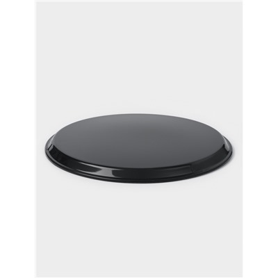 Поднос прорезиненный круглый Hanna Knövell, d=35 см, чёрный
