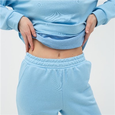 Костюм женский (толстовка, брюки) MIST, размер 40-42, голубой