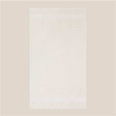 Полотенце махровое SL HOME: Geometry «Блан де Блан», 50×90 см