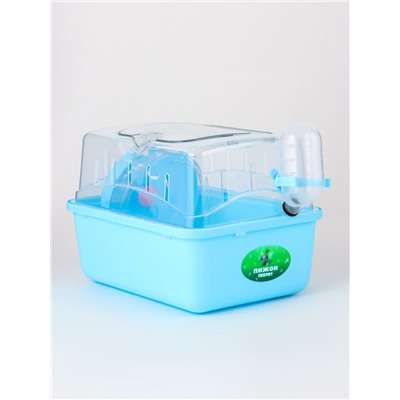 Клетка-переноска для грызунов, 23×17×16 см, бирюзовая