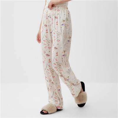 Брюки домашние женские KAFTAN Spring, размер 52-54