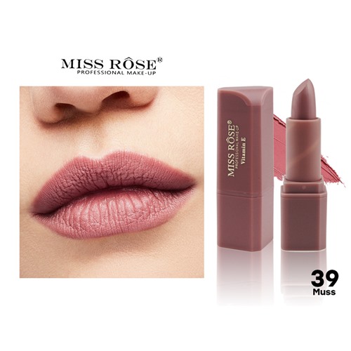 Кремовая помада MISS ROSE, тон 39 Muss