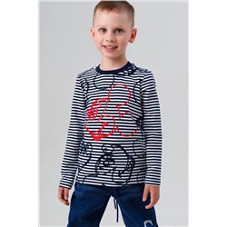 Фуфайка трикотажная для мальчиков (футболка с длинными рукавами) PLAYTODAY, 1185753