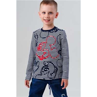 Фуфайка трикотажная для мальчиков (футболка с длинными рукавами) PLAYTODAY, 1185753