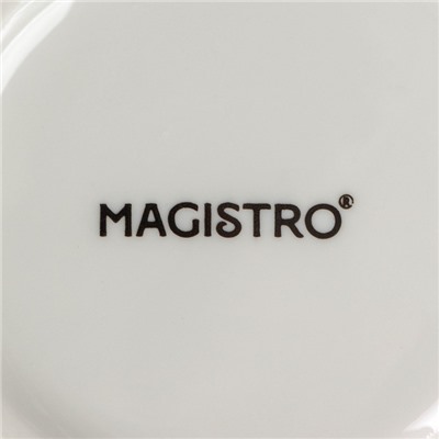 Чайник заварочный Magistro «Бланш», 600 мл, фарфор, белый