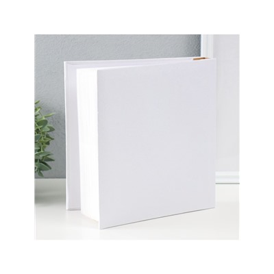 УЦЕНКА Фотоальбом на 200 фото 10×15 см «Белоснежный», искусственная кожа, 4×22×22.7 см