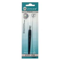 Zinger Триммер для удаления кутикулы / Classic SLC-703-B black logo#2, 89 мм 2876
