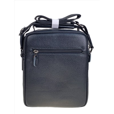 Сумка мужская из искусственной кожи, цвет черный