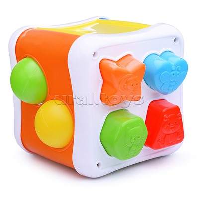 Куб развивающий "Сортер" в коробке