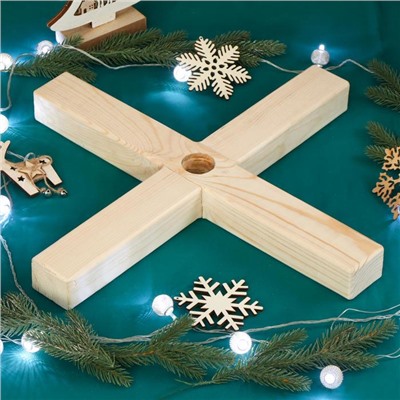 Подставка для ёлки, d=40 мм, дерево, Greengo