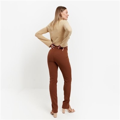 Брюки женские Mark Formelle, цвет шоколадный, размер 48