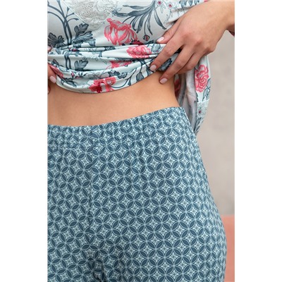 Комплект жен: фуфайка(футболка) д/рук, брюки Mia Cara SS23WJ333 Blueberry Night