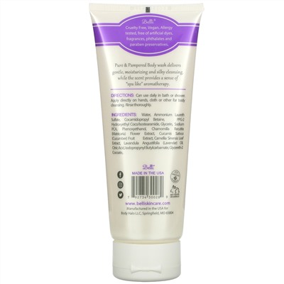 Belli Skincare, Pure & Pampered Body Wash,  6.5 fl oz (191 ml)