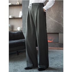 Брюки-палаццо на резинке сзади из джерси