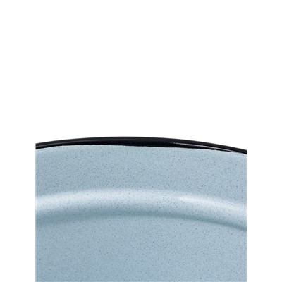 УЦЕНКА Кастрюля эмалированная, 7 л, цилиндрическая, без крышки, белая