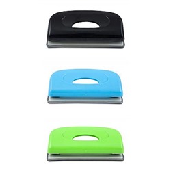 Дырокол на 2 отверстия на 6 листов "Dolphin mini 090X9" 2 отв., ассорти (811575) KW-Trio