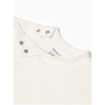 Костюм (шорты и футболка) Крошка Я Plushy, р. 74-80 см, молочный