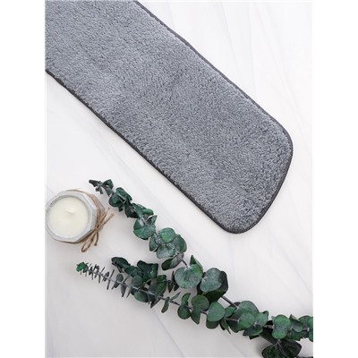 Насадка для швабры с распылителем Доляна, 40×13 см, микрофибра, серая