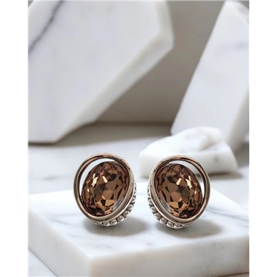 Серьги с кристаллами Swarovski