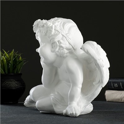 Фигура «Ангел сидя средний», белый, 29×17×24 см