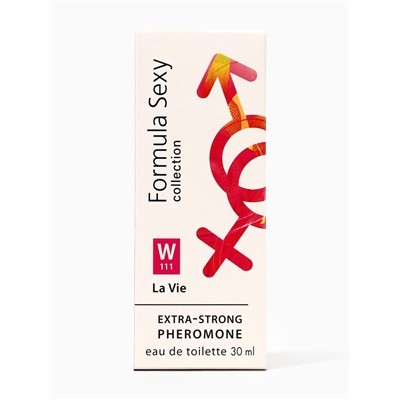 Туалетная вода женская с феромонами Formula Sexy collection La Vie W111, 30 мл