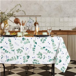 Скатерть «Этель» Eucalyptus 146×180 см, 100% хлопок, саржа 190 г/м²