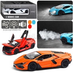 Машина "Супер гонка" (свет, звук, дым) в коробке