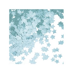 Конфетти «Звезда» голубые, хром, 1.5 см, 50 г