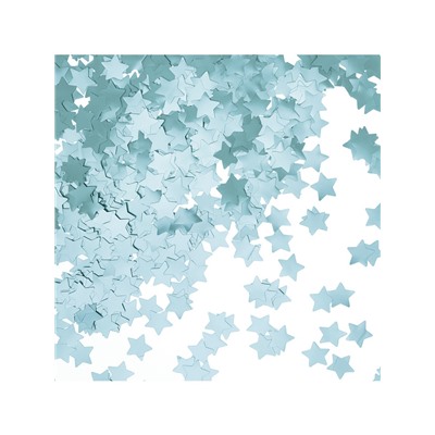 Конфетти «Звезда» голубые, хром, 1.5 см, 50 г
