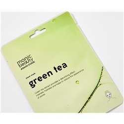 Маска для лица MONIC BEAUTY MB Skin Code Тканевая ЗЕЛЕНЫЙ ЧАЙ 25мл