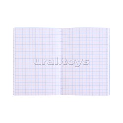 Записная книжка А7 48л. "Серое авто с  полосой" перепл. 7БЦ, глянц.ламинация