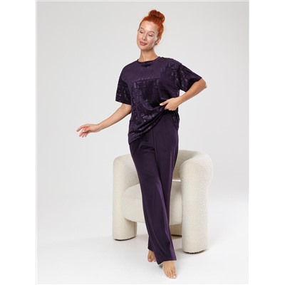 Элнора-Жаккард - костюм сливовый