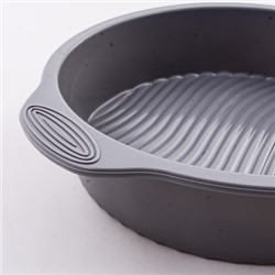 80322-198G Форма для выпечки пирогов, кексов, пиццы, тортов, куличей силикон (х100)