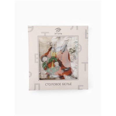 УЦЕНКА Набор столовый «Winter holidays»скатерть 150×180 см ±3 см с ГМВО, салф.40×40 см- 8 шт., хл100% 44