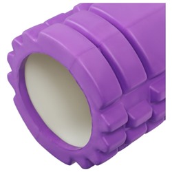 Ролик массажный Sangh, 33×14 см, цвет фиолетовый