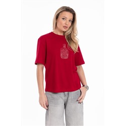 Футболка с принтом  М326038Пбр