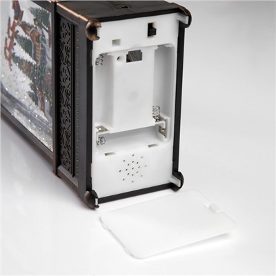 Фигура светодиодная «Новогодняя елка», 36×12.8×6.5 см, музыка, батарейки ААх3 (не в комплекте), USB, свечение тёплое белое