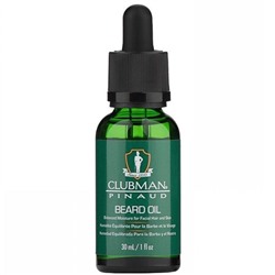 CLUBMAN Beard Oil Масло для бороды  (с доб. арганы, макадамии, моринги, витамина Е) 30 мл