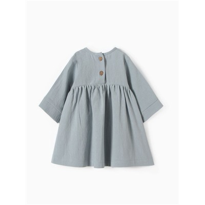 Платье для девочки MINAKU: Eco style, рост 80-86 см, серое