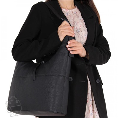 Сумка женская кожаная 8324VG black Vitelli Grassi