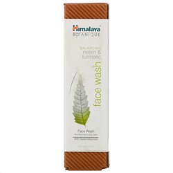 Himalaya, Botanique, Средство для умывания с нимом и куркумой, 5,07 жидкой унции (150 мл)