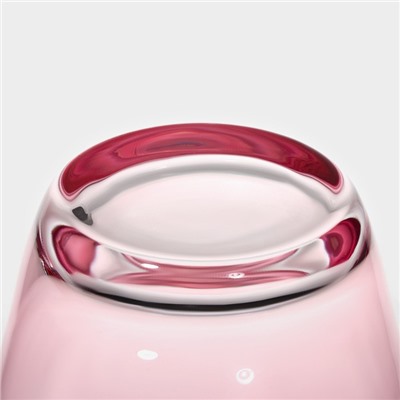 Стаканы Magistro «Иллюзия», 475 мл, 8×15 см, набор 6 шт., стекло, розовые