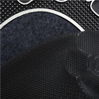 Коврик придверный Доляна «Welcome цветы», 40×70 см, цвет МИКС